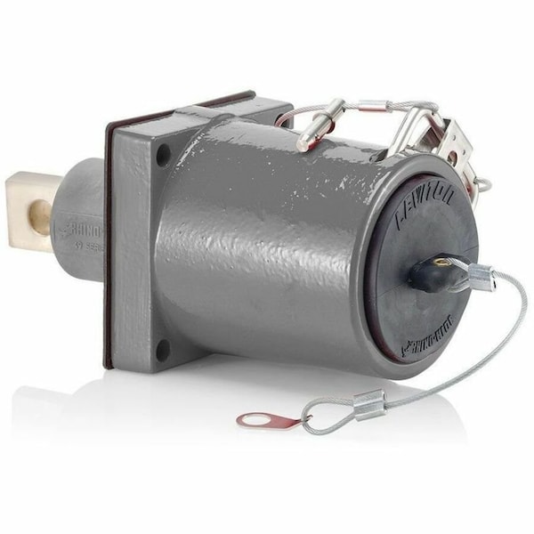 Leviton Rhino-Hide 49 Series Male Rec Gray 49MR1-XGY - main