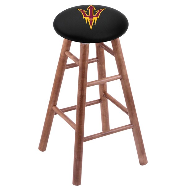 Holland Bar Stool Co Maple Bar Stool, Medium Finish, Arizona State Pitchfork Seat RC30MSMed - main