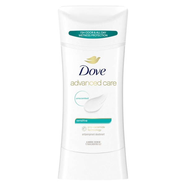 Dove Advanced Care Sensitive Skin Antiperspirant Deodorant, 2.6 Ounce, 12PK 35588 - main
