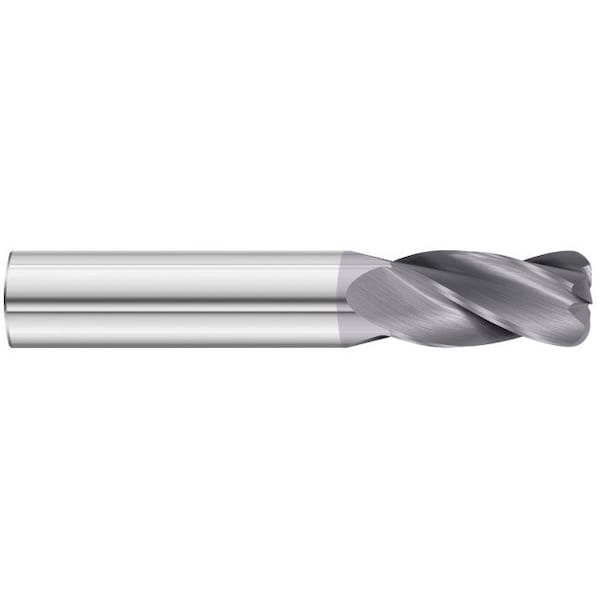Fullerton Tool End Mill, 0.2500 OD x 0.7500 FL x 2.5000 OAL TIALN Radius 0.0080 Series: 3200 30603 - main