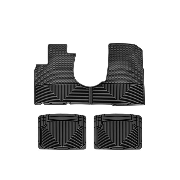 Weathertech Black, Front and Rear All Weather Floor Mats W59-W20 - main