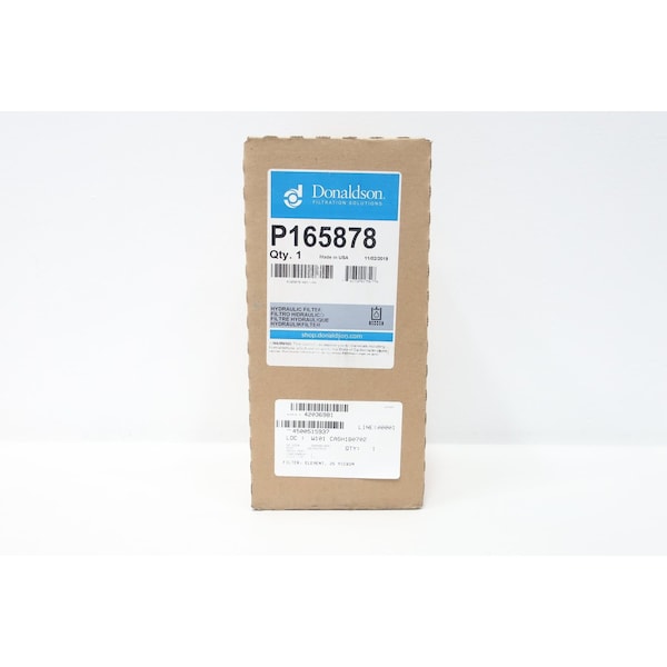 Donaldson HYDRAULIC FILTER ELEMENT P165878 - main
