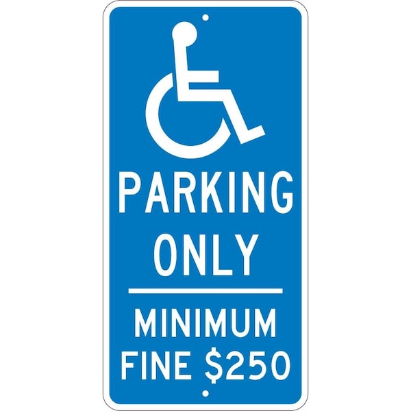 Nmc State Handicapped Reserved Parking California Sign, TMS307J TMS307J - main