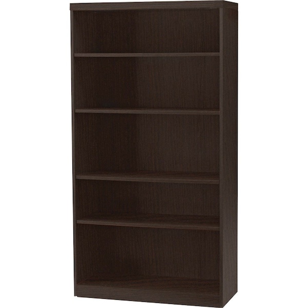 Mayline Abrdn 5-Shlf Bkcase, Mcha, 36"x12"x68 3/4" AB5S36LDC - main