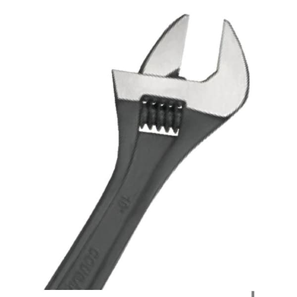 Cougar Pro Adjustable Wrench Black Industrial Couga E9AB06 - main