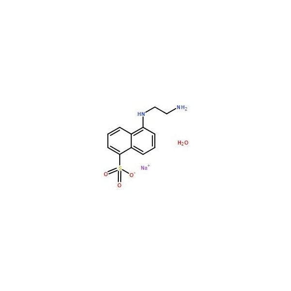 Ak Scientific Sodium 5-(2-Aminoethylamino)-1-naphthalenesulfonate hydrate (100mg), CAS 100900-07-0 6712AL-100mg - main