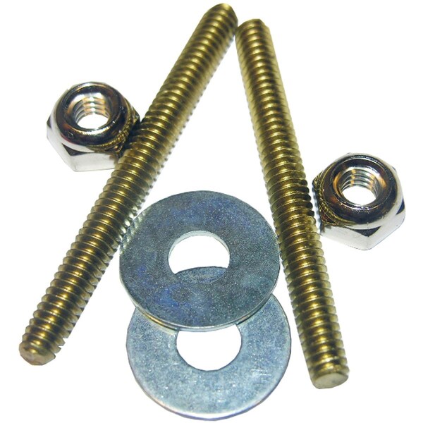 Westlake Pipe & Fittings Brass Portland Style Headless Toilet Bolts 4/1/3635 - main