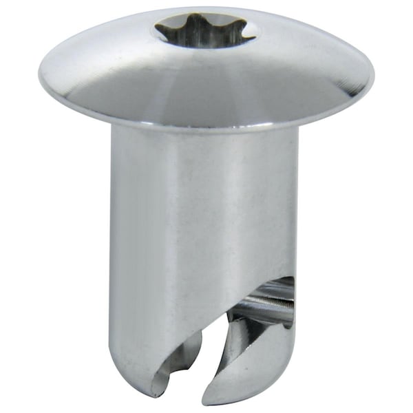 Powerhouse 0.437 x 0.500 in. Body Torx Oval Head Quick Turn Fastener, Natural - Set of 10 PO3625750 - main