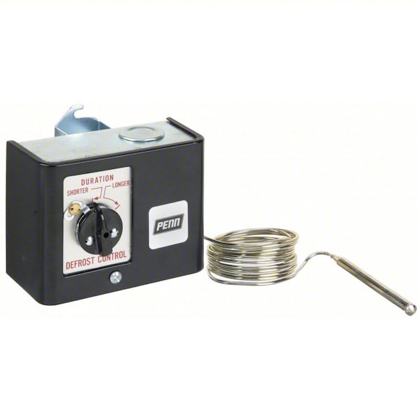 Johnson Controls Line Voltage Mechanical Thermostat, Heat or Cool, 45 to 85F, Exposed Dial, 120 to 240V AC A19ZBC-2C - main