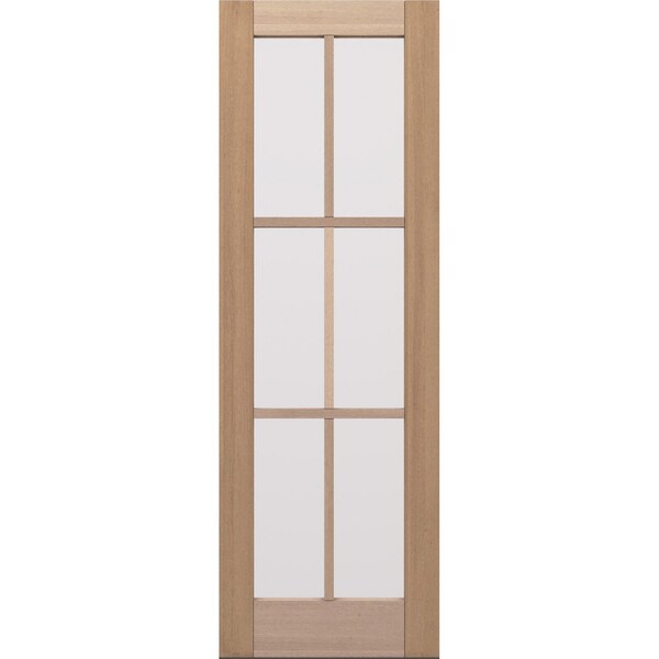 Doornmore G106, 33.75" x 98" ( 32" Door) Left Hand, Mahogany SDL 6 Lite Exterior Door G106-SW-3296_1_LI - main