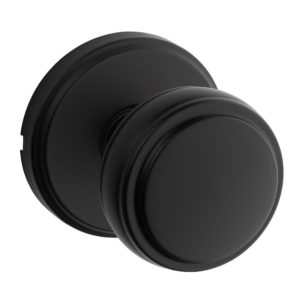 Kwikset Residential Door Knobs Passage Reversible Matte Black 720SOK-514 - main