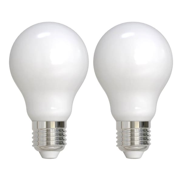 Bulbrite LED Filament 9 W Dimmable Milky Finish A19, E26 LED Light Bulb - 1100 Lumens, 3000K , 2PK 861924 - main