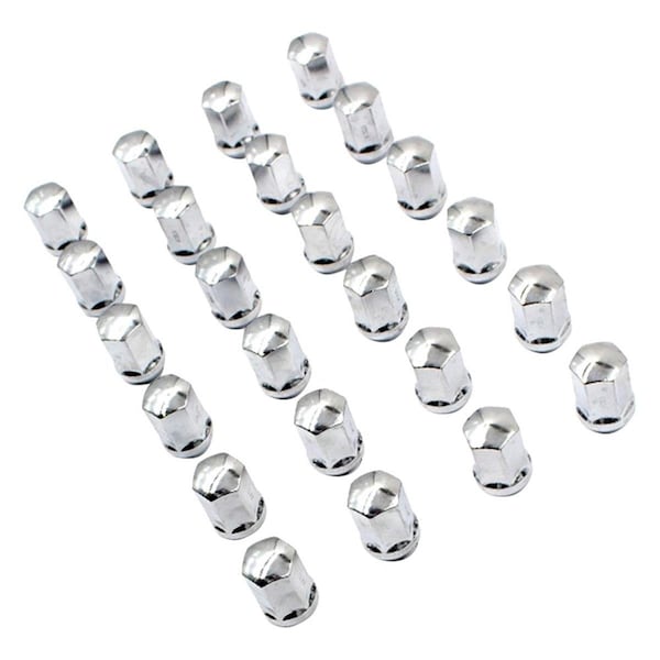 Geared2Golf 53K648L 0.87 in. M14 24 GM Lug Wheel Installation Kit for 2020 Ford Mustang, Chrome GE2606005 - main