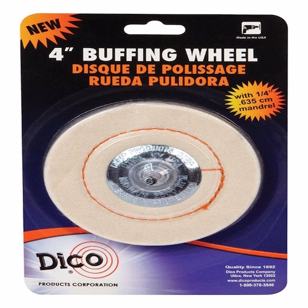 Divine Brothers 4 in. Flannel Buffing Wheel 2115640 - main