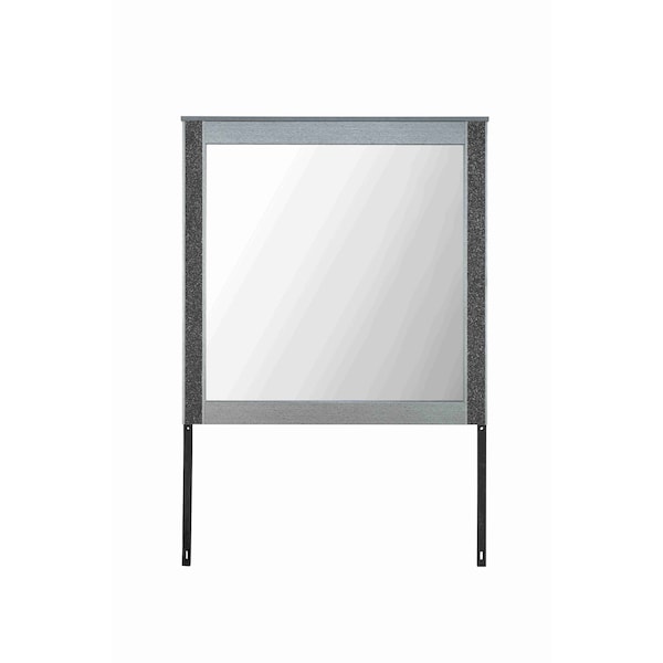Global Furniture Usa Contemporary Logan Silver Mirror 6883 - main