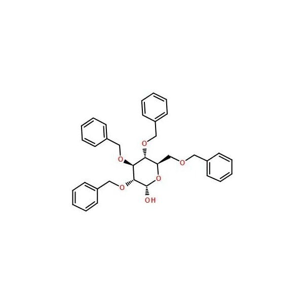 Ak Scientific 2, 3, 4, 6-tetra-O-Benzyl-alpha-glucopyranose (5g), CAS 6564-72-3 K068-5g - main