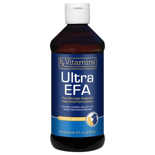 Rx Vitamins Ultra EFA Solution, The Ultimate Essential Fatty Acid Formulation, For Dogs & Cats, 8 oz 8610-8 - main