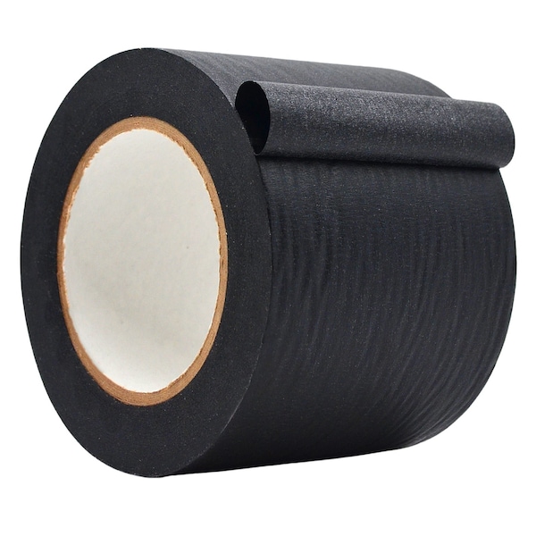 Wod Tape FPTC7 Printable Flatback Tape 4 in. x 60 yds. Black, 12PK WOD FPTC7-04000-12-60-BLA - main