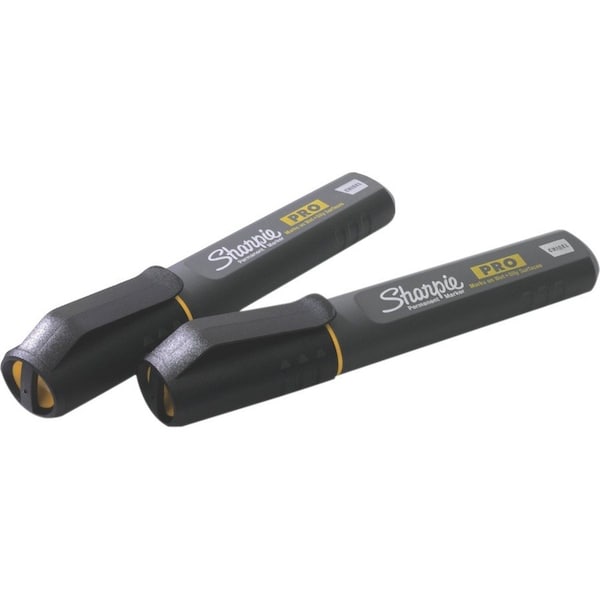 Sharpie Permanent Marker Set, Black, Chisel Tip, 2 PK 2018330 - main