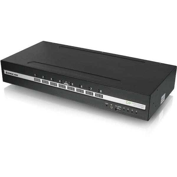 Iogear 8-PORT SINGLE VIEW DISPLAYPORT PP4.0 SECURE KVM SWITCH W/AUDIO, CAC, TAA GCS1418TAA4C - main