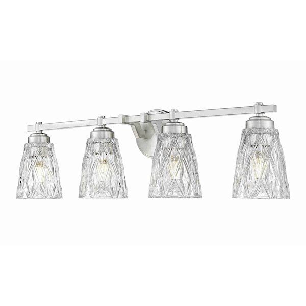 Z-Lite Andree Brushed Nickel 4 Light Vanity 1960-4V-BN - main