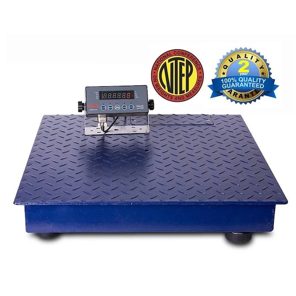 Prime Systems Floor Scale 48X48, 4'x4', NTEP Legal for trade 5000 X 1 lb Indicator PS-4848-5k-NTEP - main