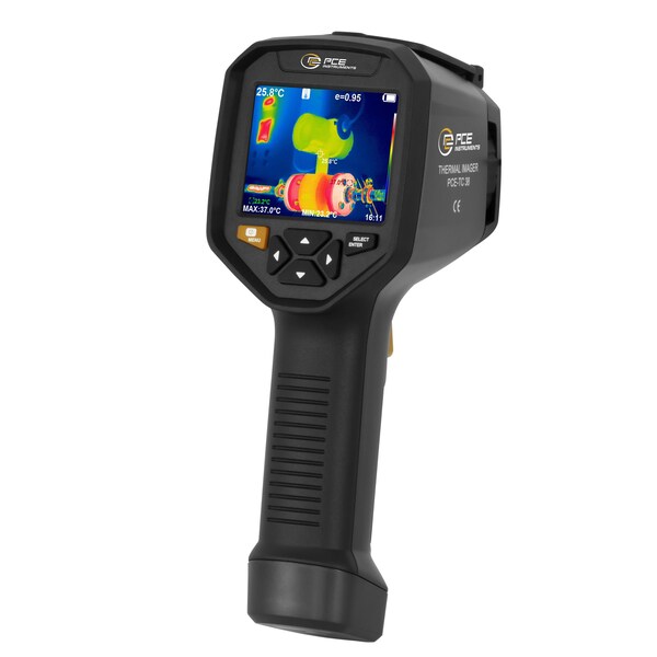Pce Instruments Thermal imager, 384x288 px, -4 to 1022 deg F with 60 mK sensitivity, 25 Hz, Wi-Fi/USB PCE-TC 38 - main