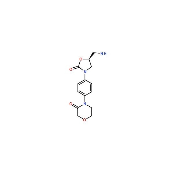 Ak Scientific (S)-4-(4-(5-(Aminomethyl)-2-oxooxazolidin-3-yl)phenyl)morpholin-3-one (5g), CAS 446292-10-0 X1034-5g - main