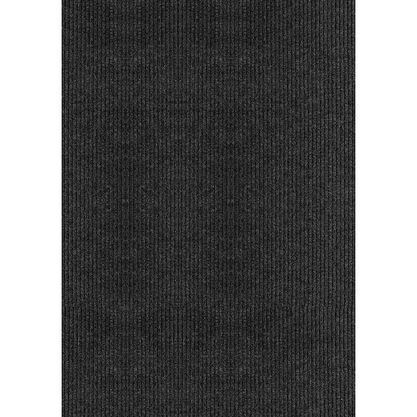 Multy Home MT Mat, 6 ft L, 4 ft W, Runner, Cocord Pattern, Polyester Rug, Charcoal 1000165 - main