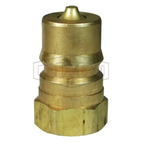 Dixon DQC HS Interchange Steam Female Plug, 3/4-14 Nominal, Female BSPP, Brass HS6BF6-B - main