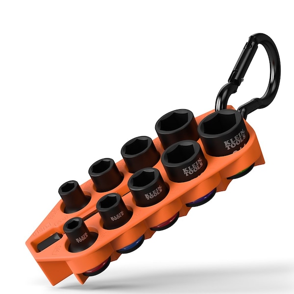 Klein Tools Grab And Go Impact Socket Set Sae 10 Piece 33809 Zoro