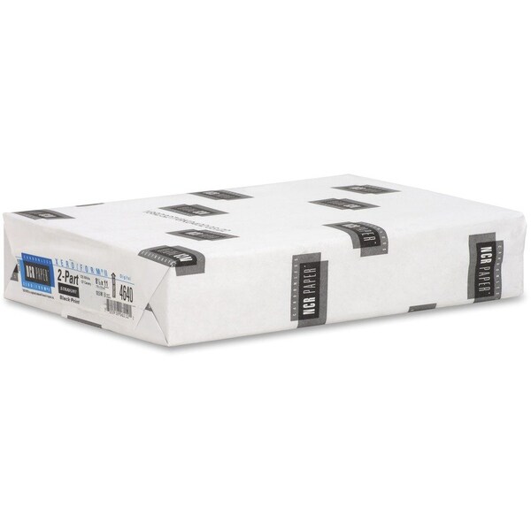Ncr Paper XeroForm II Punched Laser, Inkjet Carbonless Paper White, Canary, White, 500PK NCR4640 - main