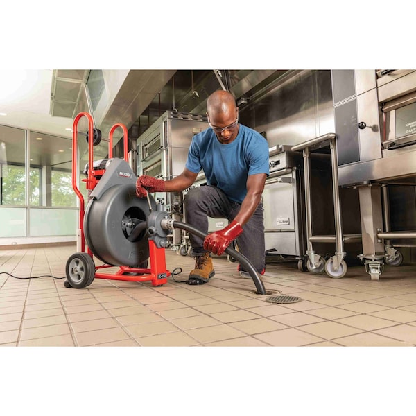 RESOUND　RU477-DWC Ridgid 200 ft Corded Drain Cleaning Machine, 115V AC 47047 | Zoro