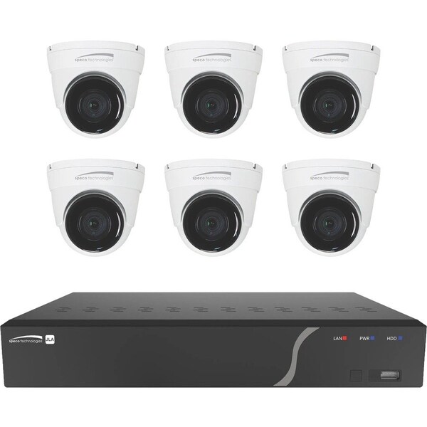 Speco Technologies Speco Video Surveillance System - 2 TB HDD - Network Video Recorder, Camera - HDMI ZIPK8TA - main