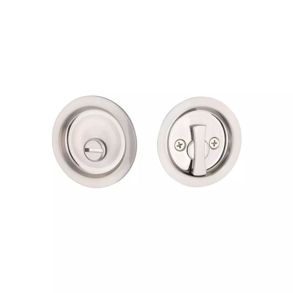 Emtek Pocket Door Locks Privacy Satin Nickel EETPDRND63SN - main