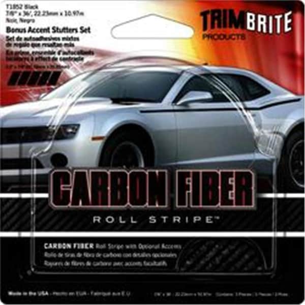 Sharpline Converting CARBON FIBER STUTTER STRIPE- 7-8 in. X 36 ft. T1852 - main