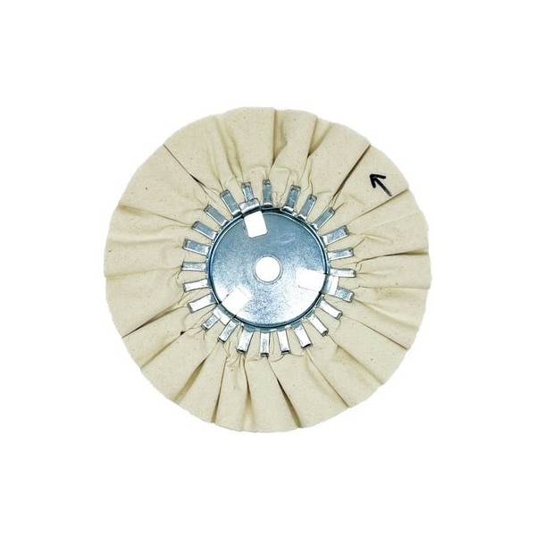 Renegade Products Usa Airway Buffing Wheels, 8 Inch, UBM, 5/8" Center Plate FAW8X3X5/8N4-20P80UBM - main