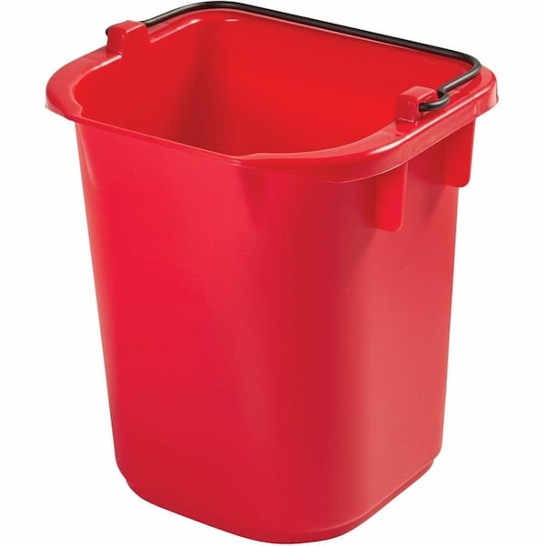 Rubbermaid Commercial Disinfecting Pail, 5 qt, Red 1857375 - main
