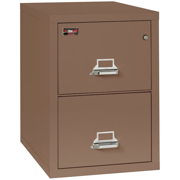 Fireking 2 Drawer, 2 Hr Fire & Impact Rated, Vertical, 32" depth Legal Tan 2-2130-2TN - main