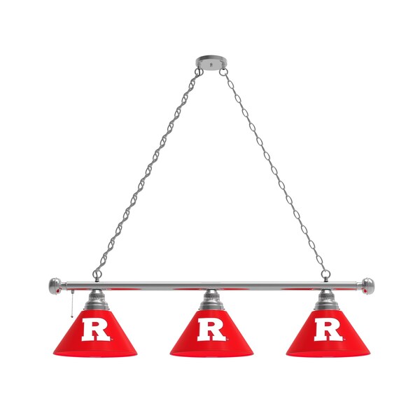 Holland Bar Stool Co Rutgers 3 Shade Billiard Light, Chrome Fixture BL3CHRutger - main