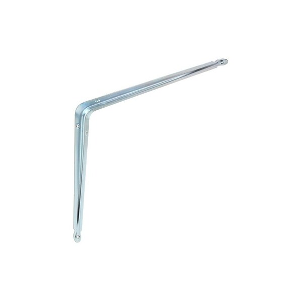 National Hardware 110BC N224493 Shelf Bracket, 35 lb, 12 in L, 11516 in H, Steel, Zinc N110-206 - main