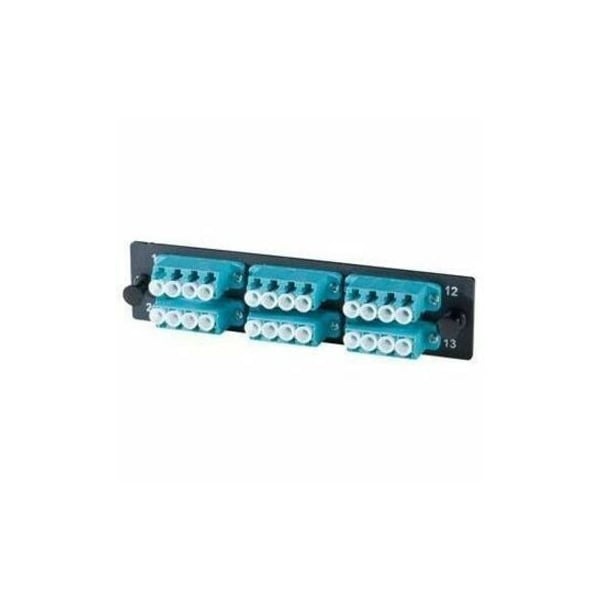 Ortronics 6 PORT PANEL LC QUAD MM 24FIB, LOADED FOR FC SERIES ENCL OFP-LCQ24LC - main