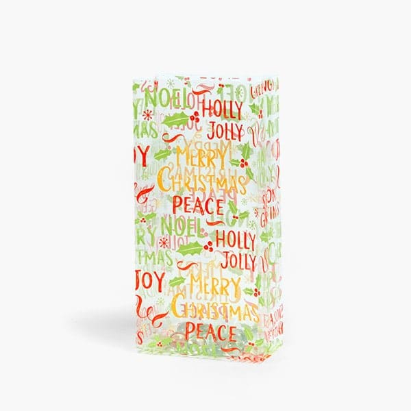 Nashville Wraps Holiday Wishes Cello Bags, 4x2.5x9.5 in, 100PK C2BHW - main
