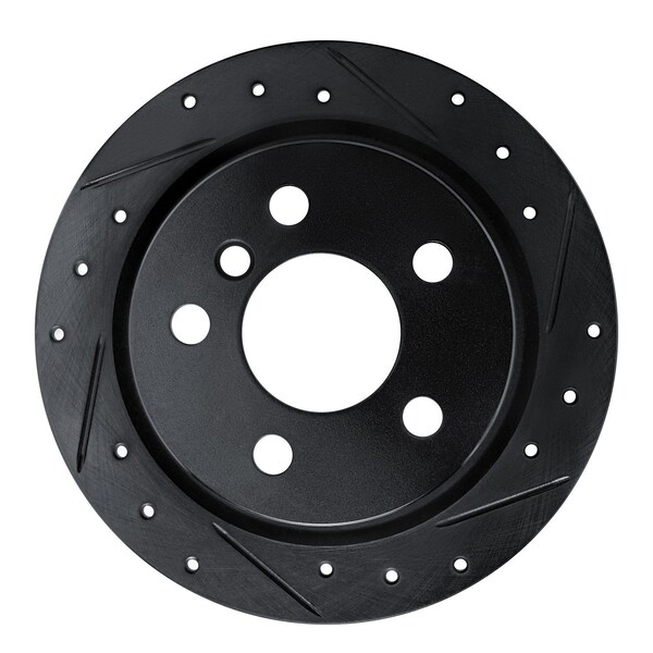 Dynamic Friction Co DFC Brake Rotor - Drilled and Slotted - Black 633-32013R - main