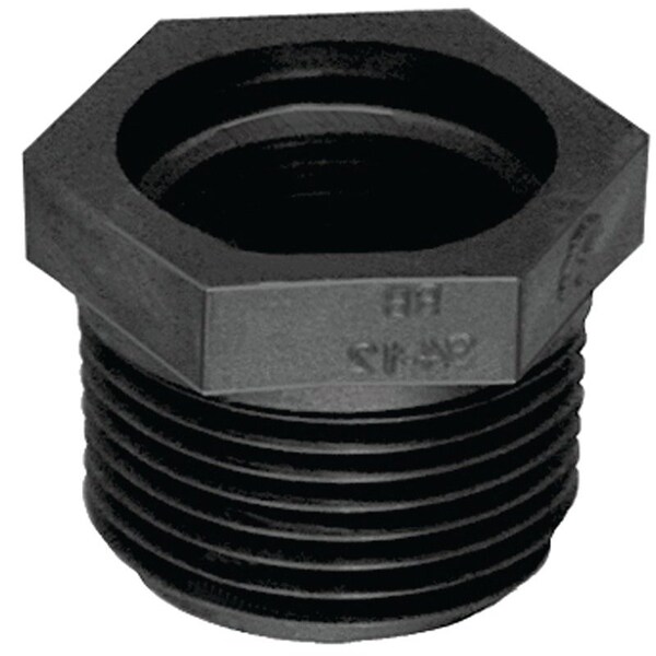 Green Leaf RB114-34P Reducing Pipe Bushing, 1-1/4 x 3/4 in, MPT x FPT, Black RB 114-34 P - main