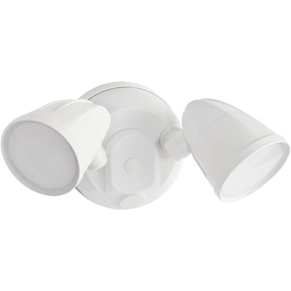 Unbranded White Twin Head LED Floodlight Fixture PW032W - main
