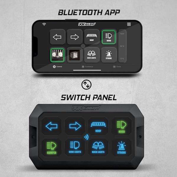 Xk Glow XKcommand Bluetooth Switch Panel XK-CMD-KIT - main