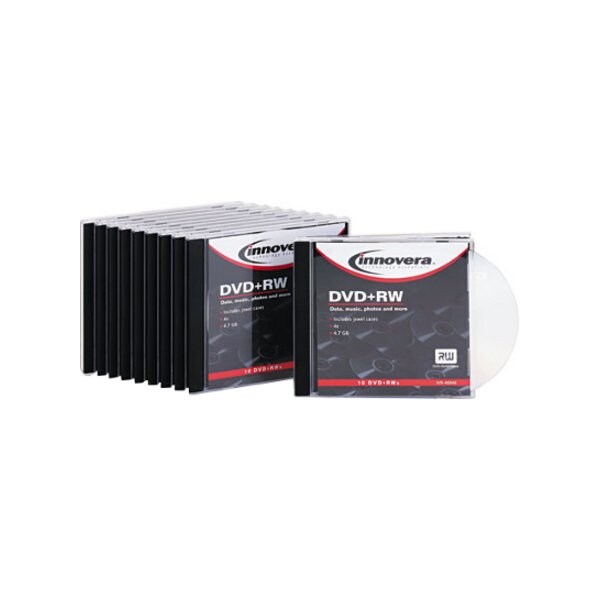Innovera DVD Rewritable Media - DVD+RW - 4x - 4.70 GB - 10 - 120mm - 2 Hour Maximum Recording Time 46846 - main