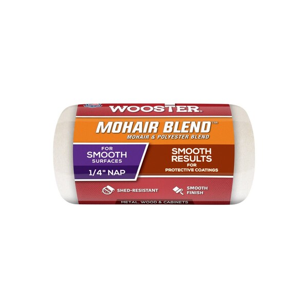 Wooster R207 4 in. Mohair Blend 0.25 in. Nap Roller Cover 71497137210 - main