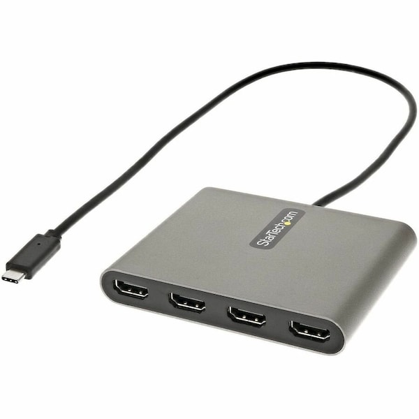 Startech.Com USB C to Quad HDMI Adapter, USB-C to 4x HDMI Monitor Converter for Windows (no support for macOS/Ch USBC2HD4 - main